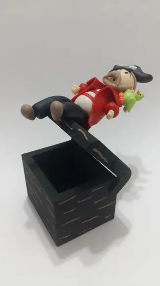 Lembrancinha Mini Porta Jóia Baú Pirata