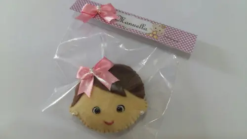 Lembrancinha Nascimento - Chaveiro Bebê Menina