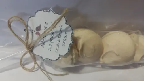 Lembrancinha Suspiros (casamento/noivado)