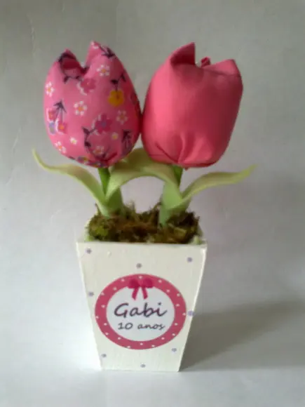 Lembrancinha Vasinho com Tulipas !