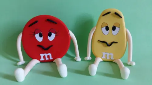 M&m's de Biscuit (9 cm de Altura)