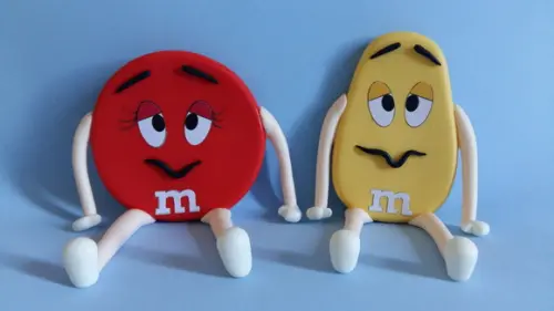 M&m's de Biscuit (9 cm de Altura)