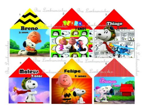 Mostruário Casa Cofre Snoopy