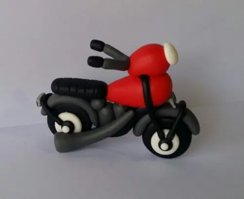 Moto ou Carro de Biscuit