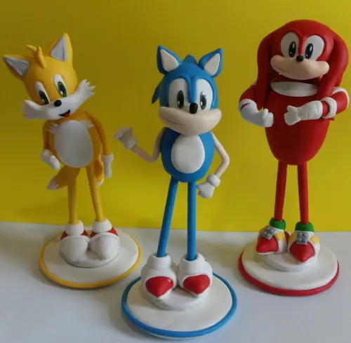 Personagens Sonic em Biscuit