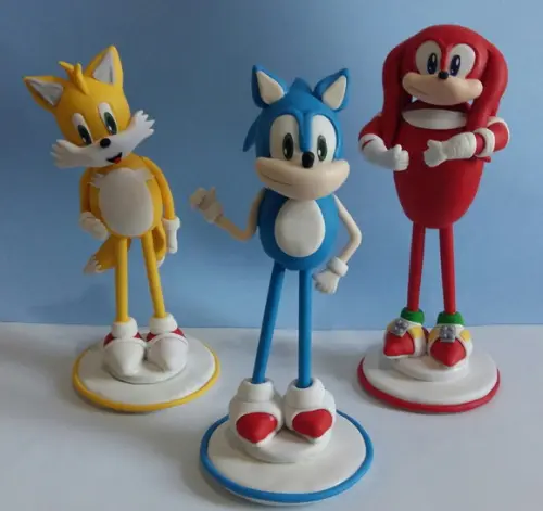 Personagens Sonic em Biscuit