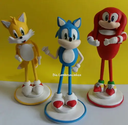 Personagens Sonic em Biscuit