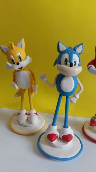 Personagens Sonic em Biscuit