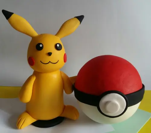 Picachu e Pokebola de Biscuit