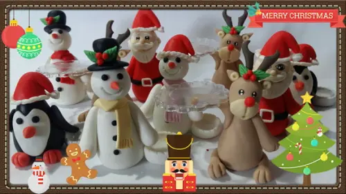 Porta doces de Natal