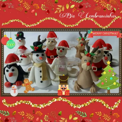 Porta doces de Natal