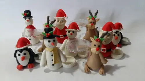 Porta doces de Natal