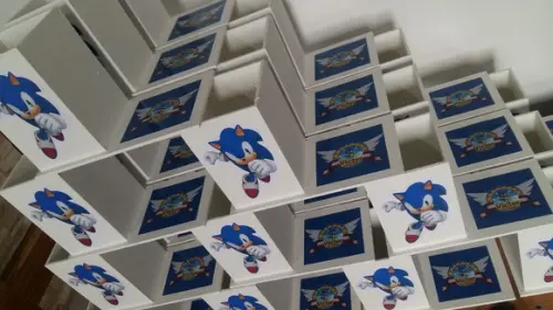 Porta Lápis do Sonic