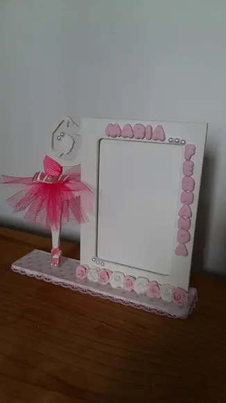 Porta Retrato Bailarina com Nome