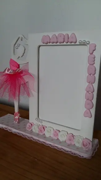 Porta Retrato Bailarina com Nome