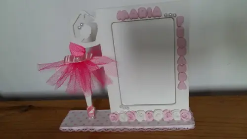 Porta Retrato Bailarina com Nome