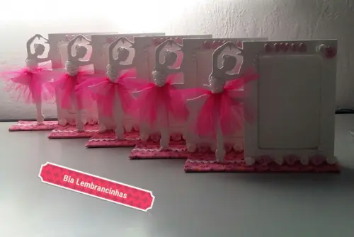 Porta Retrato Bailarina com Nome