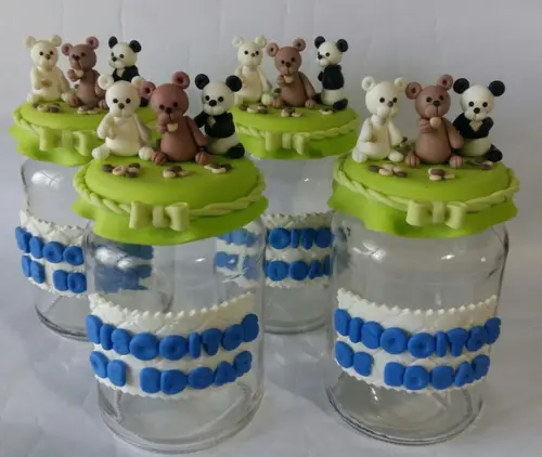 Pote Decorado com Biscuit