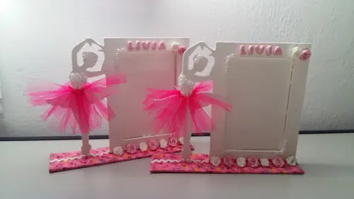 Porta Retrato Bailarina com Nome