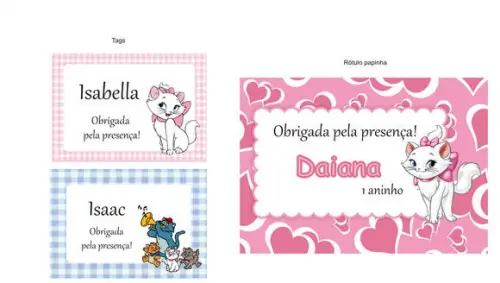 Rótulos e Tags Marie