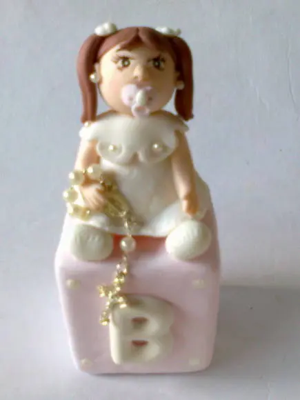 Topo Batizado Menina