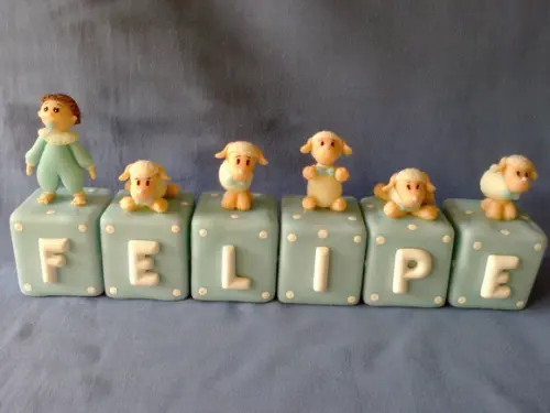Topo Bebê com Ovelhinhas