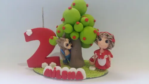 Topo de Bolo Chapéuzinho Vermelho