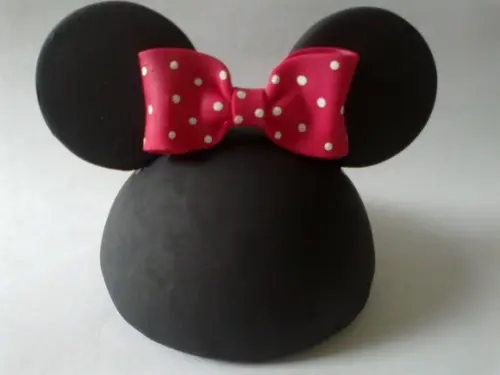Topo de Bolo Minnie