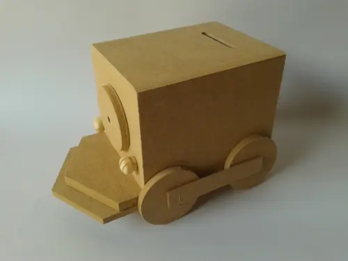 Trem Cofre Mdf Crú G - LIquidação