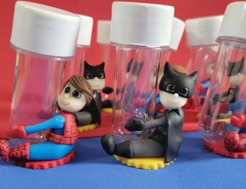 Tubete Homem Aranha e Batman