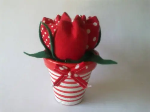 Vasinho de tulipa