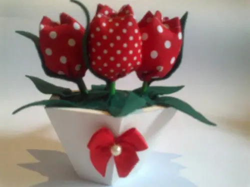 Vasinho de Tulipas