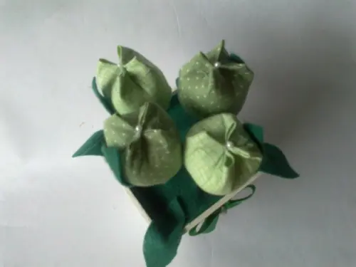 Vaso Branco e Verde - PRODUTO ESGOTADO