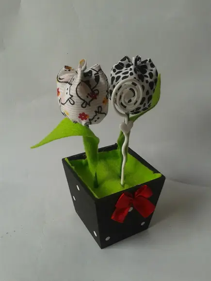Vaso Tulipa Vaquinha