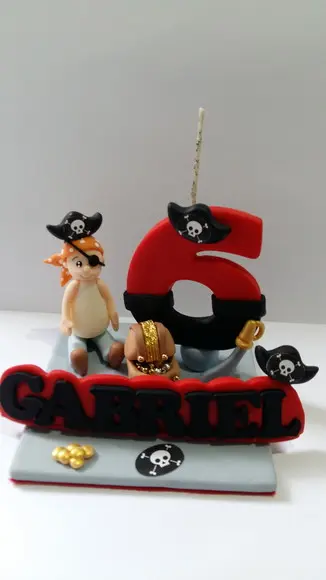 Vela Pirata com Nome