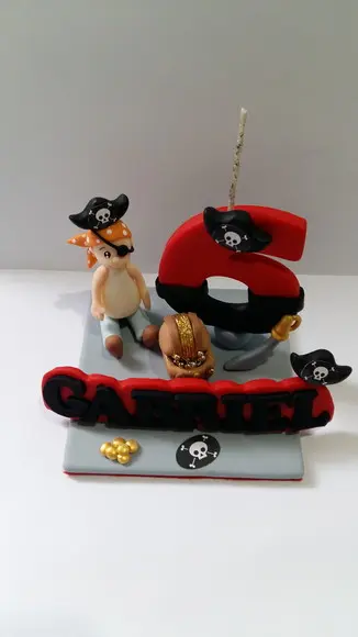 Vela Pirata com Nome