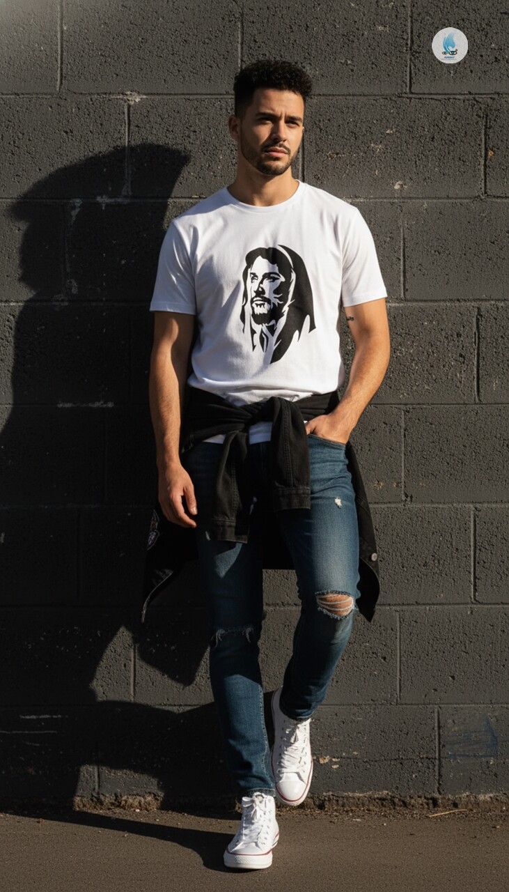 Camiseta Unissex Gola Redonda - Tema Religião