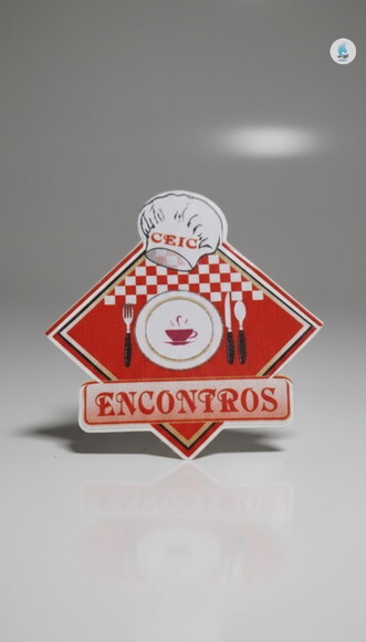 Adesivo de Vinil Colorido Personalizado - 6cm à 7cm