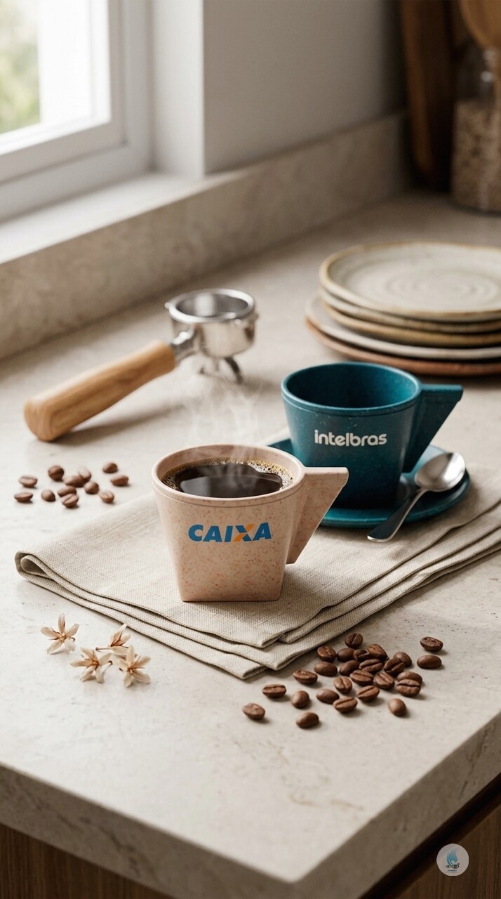 Xícara Café sem Pires 50ml Green Colors - Mod. 306gc