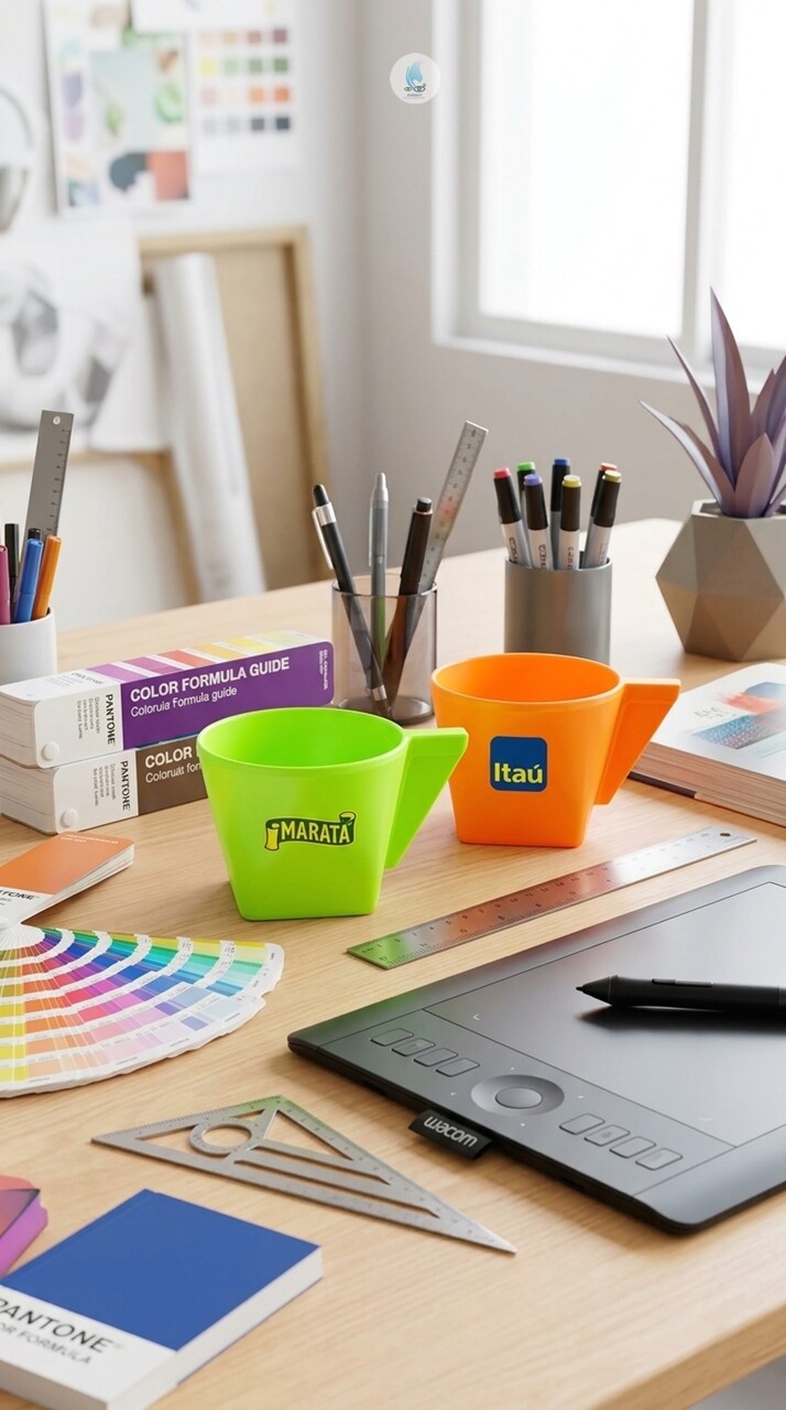 Xícara Pp sem Pires Standard 50ml com Serigrafia - Fijismat
