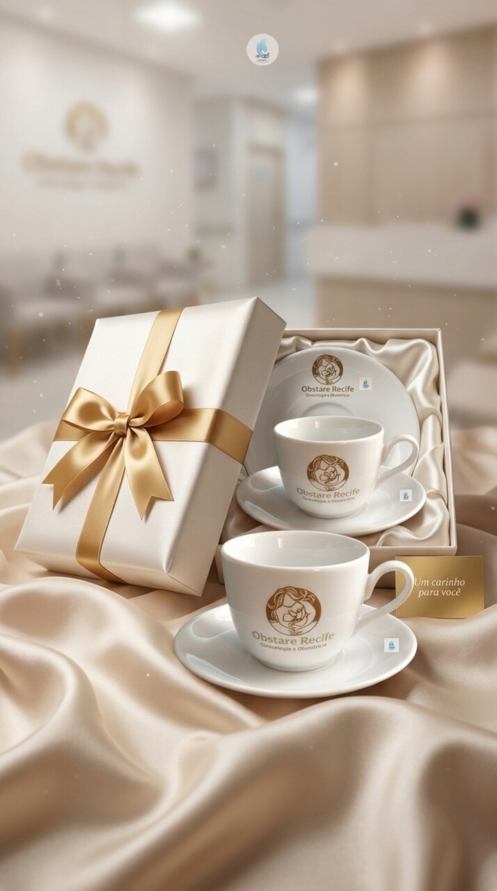 Xícara Turim Café 90ml com pires personalizada - Fijismat