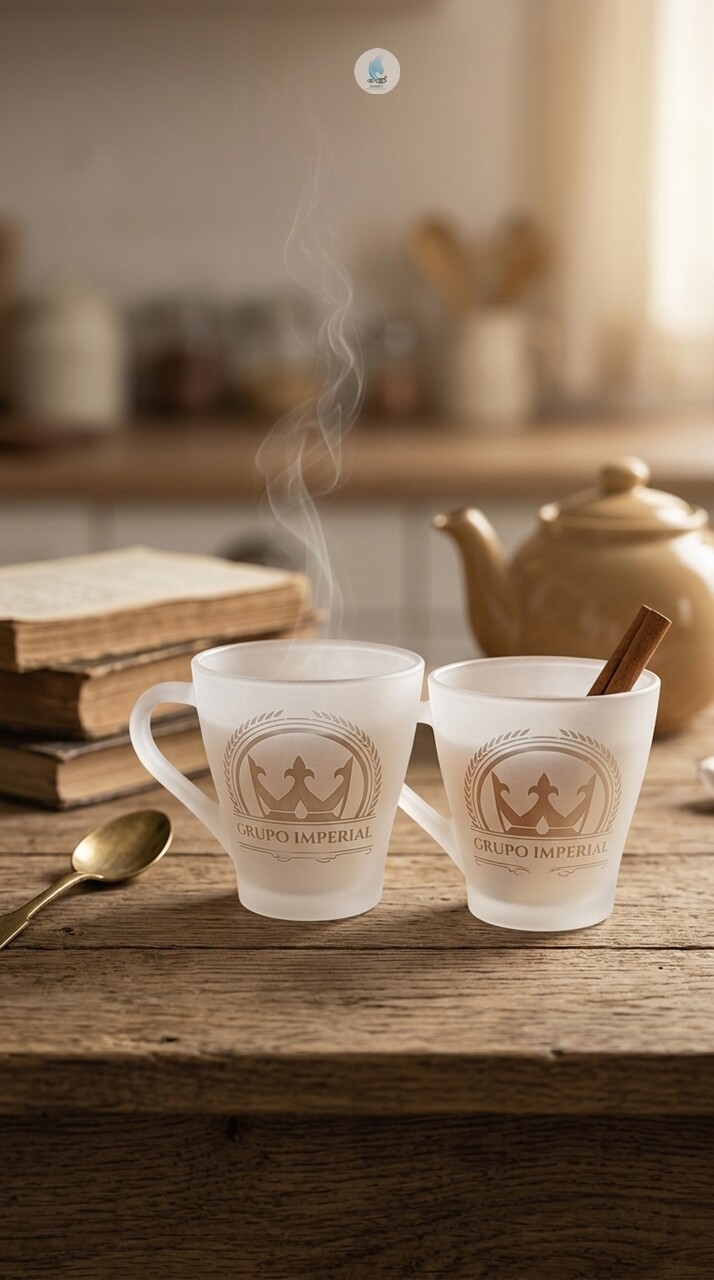 Xícara de Vidro Nespresso 90ml jateada - Fijismat