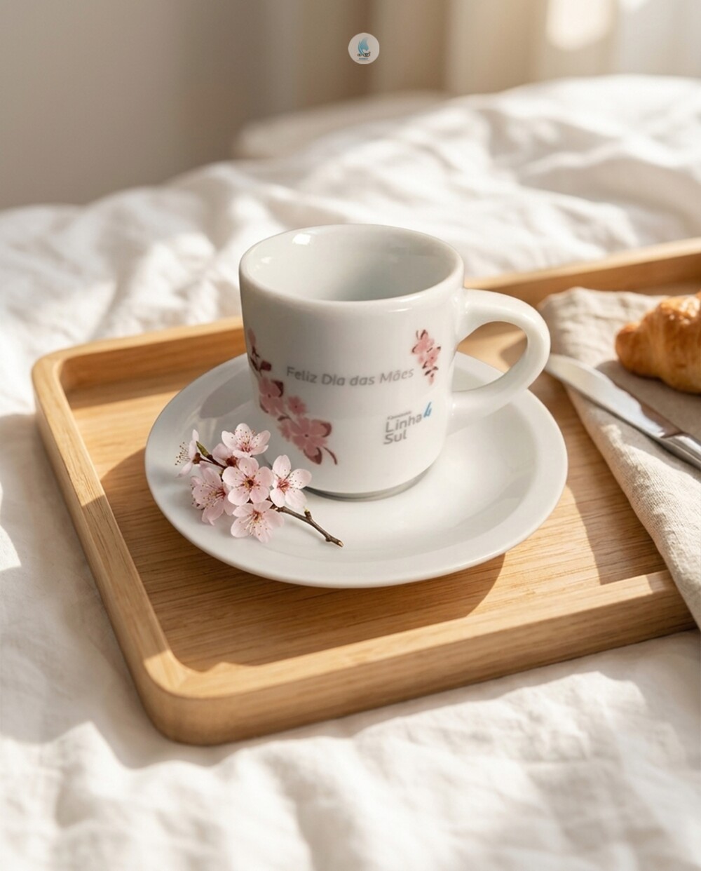 Xícara Hotel Coup Porcelana Café 80ml com Serigrafia-Fijismat