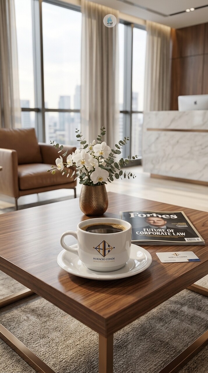 Xícara Hotel Coup Chá Porcelana Café 180ml com Serigrafia - Mo