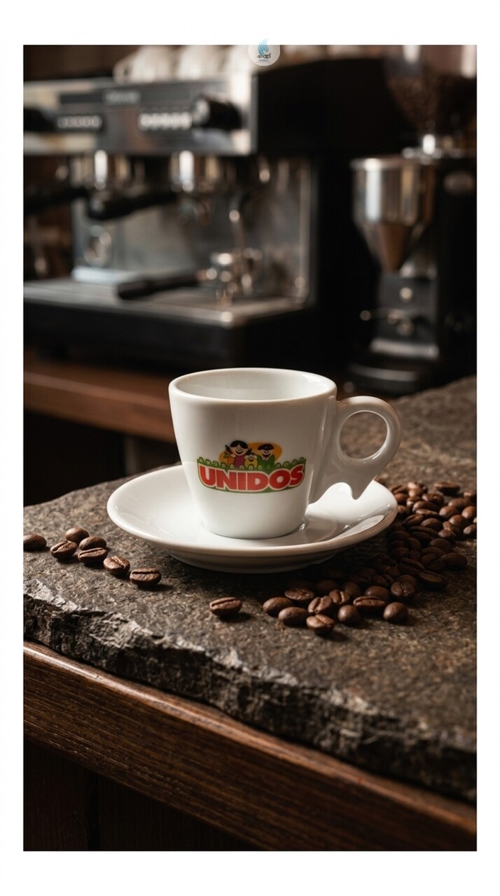Xícara Suiça Porcelana Café 70ml com Serigrafia - Mod. 290