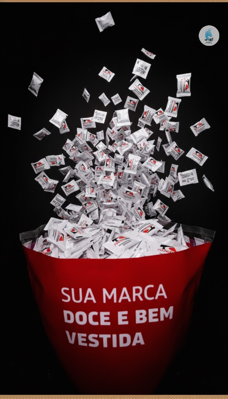 Balas Tradicionais com Sabores Sortidos Personalizadas