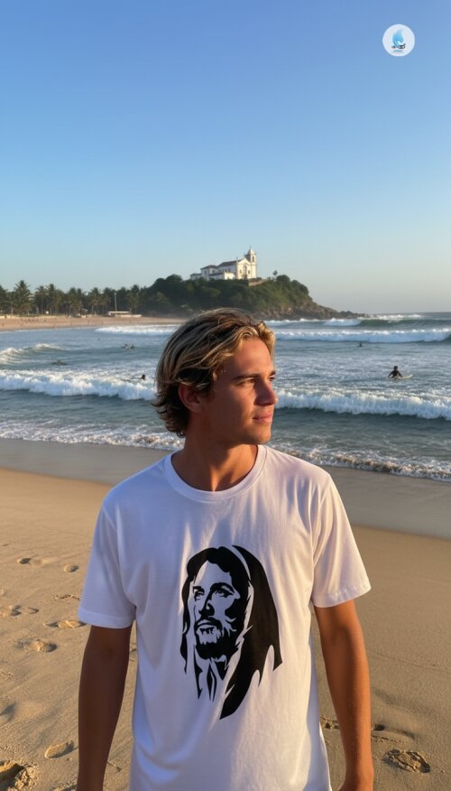 Camiseta Unissex Gola Redonda - Tema Religião