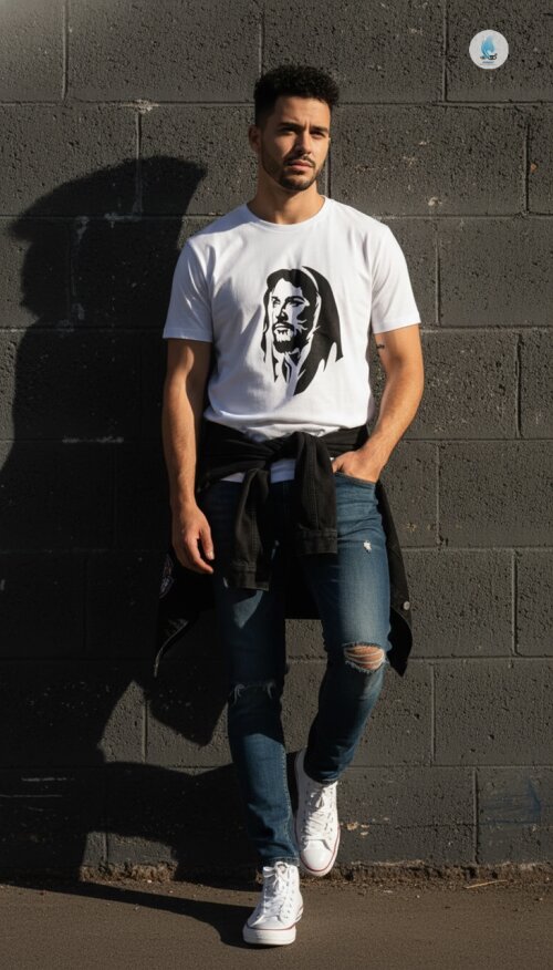 Camiseta Unissex Gola Redonda - Tema Religião