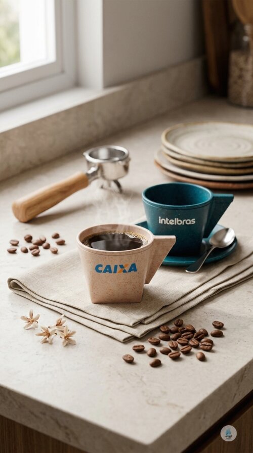 Xícara Café sem Pires 50ml Green Colors - Mod. 306gc