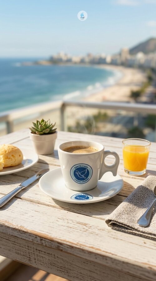 Xícara Suiça Porcelana Café 70ml com Serigrafia-Mod 290-Fijism